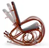 ModernHome TXWQM-F001 Schaukelstuhl - grau-braun Produktbild-Vorschau 5