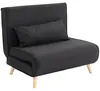 HOMCOM Schlafsessel, 2-in-1 Schlafsofa mit Bettfunktion, Produktbild-Vorschau 1