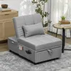 HOMCOM: Sillón convertible en cama 4 en 1, sofá cama Vista previa de la imagen del producto 9