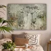 MuchoWow® - Leinwandbilder - Blumen - Grau - Natur - Kunst, Produktbild-Vorschau 2