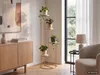 FineBuy Portavasi in vero marmo bianco 36,5x107,5x36,5 cm Anteprima dell’immagine prodotto 2