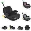 A collage of images showing a child's booster car seat from different angles and in different color variations. Produktbild-Vorschau