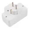 Adapter gniazda McPower, 1x styk uziemiający, 2x Euro, z Podgląd zdjęcia produktu 3