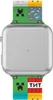 The back of a digital watch with a Minecraft-themed strap. Produktbild-Vorschau