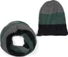 styleBREAKER Uni Strick Loop Schal und Mütze Set mit Produktbild-Vorschau 1