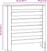 vidaXL Habillage de radiateur Chêne Artisan 78x20x82 cm Voir les images du produit 6