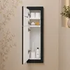 WC Unterputzschrank Schwarz Matt Push Open für Papier und Produktbild-Vorschau 6