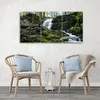 Triptychon auf leinwand grüne landschaften 90x60 cm Feeby Produktbild-Vorschau 2