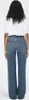 Straight Leg Denim Jeans High Waist Schlag Hose Weites Bein Produktbild-Vorschau 8