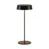 Lucande LED-Akkutischleuchte Tibia, schwarz, Alu, USB, IP54 Produktbild-Vorschau 1