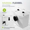 Juskys Hebeanlage 600 W - Schmutzwasserpumpe mit Häcksler, Produktbild-Vorschau 5