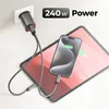 deleyCON 1m 240W 10 Gbps USB-C Kabel (USB 3.2 Gen2) PD 3.1 Produktbild-Vorschau 6