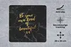 MuchoWow® Mauspad Mousepad Zitate - Selbstvertrauen - Gold Produktbild-Vorschau 2