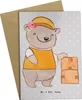 Mr. & Mrs. Panda babykarte Paketzustellerin Herz - Grau Produktbild-Vorschau 1