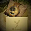 Holzwerk FORST Damen & Herren Holz Uhr mit Leder Armband Produktbild-Vorschau 7