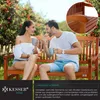 KESSER® Gartenbank Holz Holzbank wetterfest | Für 3 bis 4 Produktbild-Vorschau 2