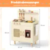 COSTWAY Dětská kuchyňka, dětská hračka včetně příslušenství Náhled obrázku produktu 3