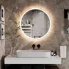 Lustro do łazienki LED, okrągłe, o średnicy 70 cm, z Podgląd zdjęcia produktu 2