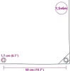Vidaxl -Gerät 650 g m² 1,5 x 6 m weiß Anteprima dell’immagine prodotto 4