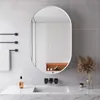 A modern bathroom vanity with a mirror, sink, and faucet. Podgląd zdjęcia produktu