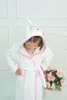 Teksmoda Kinderbademantel mit Kapuze Einhorn-Design weiß Produktbild-Vorschau 4