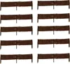 Beetbegrenzung aus Weide ( H 20 x B 100 cm 10 Stück) Produktbild-Vorschau 1