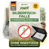 Silberfische Klebefalle mit Pheromonlockstoff, 3x Fallen, Produktbild-Vorschau 1