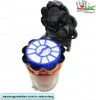 A vacuum cleaner filter and its housing are shown, with the lid open. Produktbild-Vorschau