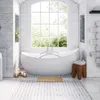 Tapis de bain en bambou Relaxdays, 60 x 40 cm, tapis de Voir les images du produit 2