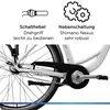 Zündapp Z502 E Bike Damen 28 Zoll weiß/lila 50 cm Produktbild-Vorschau 8