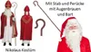St Nikolaus Kostüm von Boland mit Perücke + Bart + Stab Gr. Produktbild-Vorschau 1