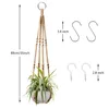 2er Set Makramee Blumenampel Baumwollseil Hängeampel Produktbild-Vorschau 2