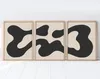 Wallity, Dekoratives gerahmtes MDF-Gemälde (3 Teile), 35 x Produktbild-Vorschau 4
