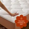 CASABEL Surmatelas 140 x 190 cm en Microfibre Voir les images du produit 7
