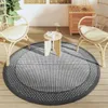 "im Angebot" Outdoor-Teppich ARAKIL Grau Ø160 cm PP - Produktbild-Vorschau 3
