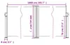 vidaXL Seitenmarkise Ausziehbar Terrakottarot 100x1000 cm Produktbild-Vorschau 8