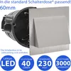 Elegante LED Treppenbeleuchtung in Silber – 1,4W Aluminium Produktbild-Vorschau 1