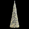 vidaXL Sapin de Noël Pop-Up Artificiel enneigé 50 LED 120 Voir les images du produit 1