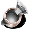 A close-up view of the top of a rose gold electric kettle with the lid open. Anteprima dell’immagine prodotto