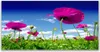 Glasbilder 140x70 Wandbild Druck auf Glas Wiese Blumen Produktbild-Vorschau 1