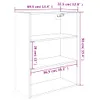 vidaXL Hängeschrank Weiß 69,5x32,5x90 cm -  Sideboards Produktbild-Vorschau 9
