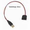 P52 USB auf SATA Stromkabel 15-Pin Adapter – USB-Stecker zu Produktbild-Vorschau 3