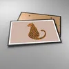 Gerahmtes Poster - Schwarzer Rahmen - Panther Grafik Produktbild-Vorschau 3