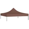 vidaXL Tetto per tende da festa 3x3 m Marrone 270 g/m² Anteprima dell’immagine prodotto 1