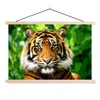MuchoWow® Textilposter Tiger - Kopf - Wald 60x40 cm mit Produktbild-Vorschau 1