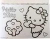 Hello Kitty Skizzenbuch A4 40 Seiten Sticker Mädchen Sanrio Produktbild-Vorschau 4
