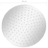 vidaXL Doccia a pioggia in acciaio inox 304 30 cm rotonda Anteprima dell’immagine prodotto 6