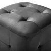 Nachttische 2 Stk. Schwarz 30x30x30 cm Samtstoff Produktbild-Vorschau 4