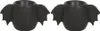 Schwarze Gothic Eierbecher mit Fledermaus Flügeln 2 Stück Produktbild-Vorschau 1