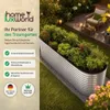 HomeLuxWorld Hochbeet Metall 160x80x80 cm Silber verzinkter Produktbild-Vorschau 8